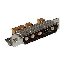 NorComp 685M9W4103L461 Mixed Contact D-Sub Connectors Coax Combo D R/A PCB PCB 9W4/M/50O/RA