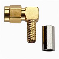 Pomona Electronics 72958 ຕົວເຊື່ອມ SMA PLUG R/A CRIMP RG58