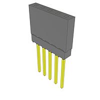 Samtec ESQ-105-14-G-S ລູກບວກສໍເຄດສະຕຣິບສູງ, 0.100" ຊີ້ນ