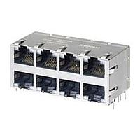 Molex 85727-1002 ມັກເຕິຈແຈັກ MAGJACK GIG PoETEC 2x4 GRN/OR GRN