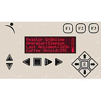 Matrix Orbital BLK204A-USB-R ຊອງເພີ່ມ PC Bay, ຕົວອັກສອນ LCD 20x4 ສີແດງ ຂໍ້ຄວາມດຳ ພື້ນຫຼັງດຳ ປຸ່ມດ້ວຍກະແຈສີຄຳ
