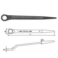 TOPTUL AAAS3030 ທໍ່ແຫວນດ່ຽວ 45° Offset (30mm)