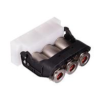 Amphenol Technical Products PL183X-301-35-5 ປຸກ EV Connectors 10MM POWERLOK 3 WAY PLUG STRAIGHT ສໍາລັບ 35MM X KEY ມີ HVIL