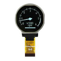 DISPLAY VISIONS EA W128128-XRLB ຈໍ OLED ຮູບກົງກົງ OLED 1.2" ສີຟ້າ