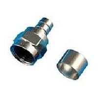AIM-Cambridge / Cinch Connectivity Solutions 25-7150 ຕົວເຊື່ອມ F-56 CRIMP MALE ມີ 1/4" ວົງກະແຈ