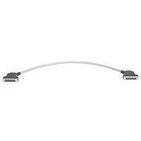 HARTING 33562245000001 ສາຍສະເພາະ HD D-Sub 44pin ການປະກອບສາຍທີ່ມີການຄຸ້ມຄອງ, ຜູ້ຊາຍເຖິງຜູ້ຊາຍ, ຝາຂ້າງມີຫົວສອງດ້ວຍການຍຶດດ້ວຍສກຣູນ 4-40 UNC, AWG26 24TPs, ມີການປ້ອງກັນ, 0.5m