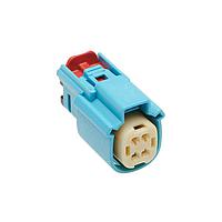 Molex 300361-2011 ການປະກອບຂອງຕົວເຊື່ອມຕໍ່ຜູ້ຍິງ MX150 Mid-Voltage ASSY 2 Row w/ Conn Pos Assurance Blue A/4