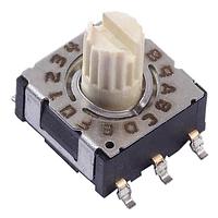 CTS Electronic Components 220AMC16R ສະຫນັບສະຫນູນການຫຼຽນວຽກ 16 ຕໍ່ຕຳແໜ່ງ ປີກນົກ Gull Wing SMD ກ້ອນກະທົບ Knurled ມີກໍລະນີ slo