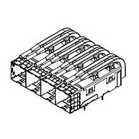 Molex 76866-1123 ຕູ້ເຊື່ອມຕໍ່ I/O iPassPls HD Cage&Rec 1x4 0.76Au Sn 12G