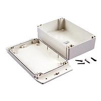 Hammond Manufacturing 1555H2F42GY ກອງປົກຄຸມມີຂອງຢູ່ນ້ຳ/ໂປລີຄາບ 7.1x4.7x2.5" ມີຂອງ