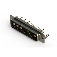 EDAC 627-36W4224-5T5 ຕົວເຊື່ອມຕໍ່ Mixed Contact D-Sub Connectors Vertical Combo Dsub