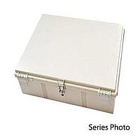 Bud Industries NBF-32436 ກະບອງອິເລັກທຣິກ NEMA Enclosure Poly PTB Blend ມີປະຕູ Polycabonate ແຈ້ງ (21 X 17.1 X 6.3 ນິ້ວ)