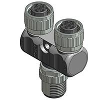 Amphenol CONEC 43-05187 Y-Splitter SAL-12-YS5-2YK5