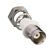 Linx Technologies - TE Connectivity CONBNC004 ຕົວເຊື່ອມ BNC Connector Jack, Female Socket 50 Ohm ຕິດຕັ້ງບົດເຮດ, ການບຸນດີເລີຍ