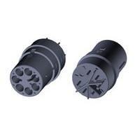 AMP Connectors - TE Connectivity 293672-3 ຕໍ່ຕໍ່ໄຟ NECTOR M SKT CONN PCB 6P CODE C