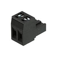 Molex 39520-0002 ປລັກ 5.0MM ເອີຣົໂປ EURO PLUG RA BLK 2CKT