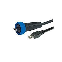 Bulgin PX0442/2M00 USB 2.0 USB MINI B 2M ສາຍ