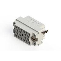 EDAC 516-020-000-302 ຮາວຊິ້ງ 20P PLUG ກັບ NUT