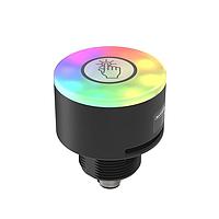 Banner Engineering K50PTCALRGB7AQ Pro Touch Audible Button K50 Pro Compact Touch: 7-Color RGB Touch Sensor with Audible; 12-30 V dc; Polycarbonate; IP67 IP69K; Bimodal, NO, Latching; Multicolor; 8-Pin M12 Integral QD