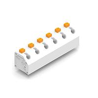 Wurth Elektronik 691418420006 ບລັອກຂໍ້ຕໍ່ຄົງທີ່ WR-TBL 7.62mm Pitch ບໍ່ມີສະກຣູ 6P