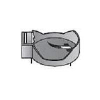 Eagle Plastic Devices 122-2420-GR ຖານຖືຖັງແບດເຕີຣີ 20 mm 20MM PC ສີດຳ