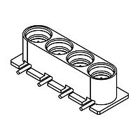 Rosenberger W1S12B-40MZ9 ຕົວເຊື່ອມຕໍ່ STRAIGHT PCB PLUG QUAD FD