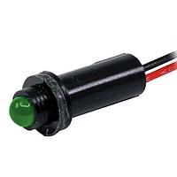 VCC L6-0-3019-9901-A-S ອິນດິເຄເຕີ PMI Dia .276" (7mm) ສີຂຽວ 12V