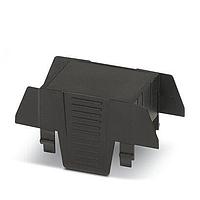 PHOENIX CONTACT 2201751 ຮາວຊິ້ງ, ສ່ວນບ້າງບົວ EH35-CDS/ABSBK9005 CVR, ສູງ, ເປີດ, ສີດຳ