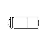 E-Switch 50004-23 ໄຟແສງ LED ສີດຽວ ສໍາລັບ L1, ແດງ