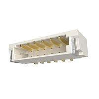 Amphenol FCI 10154206-06021LF Headers & Wire Housings FitMate 0.8mm, right angle header, 6pos, gold flash plating