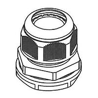 Davies Molding GC1001-F ກະບອງສາຍສະເພາະ M40X1.5 ກະບອງສາຍສະເພາະສີເທົາແຈ້