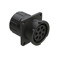 Amphenol SINE Systems FLS014N8SHEC03 ຕົວເຊື່ອມ 8 POS SQUARE FLANGE RECEPT