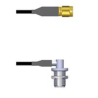 Amphenol Custom Cable Q-6901S0008120i ສາຍສະບັບ RF SMA-SP/N-RJB RG58 120I
