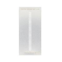 Chip Quik FPC100P040-S ປຸ່ມຊອກແລະອາແດບເຕີ FPC/FFC SMT Connector (1 mm pitch, 40 pin ຫຼືນ້ອຍກວ່າ) Stencil