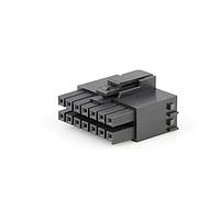 Molex 172258-3114 ຮາກຮອງ Receptacle ULTRA-FIT HSG Dual 14Ckt ສີດຳ