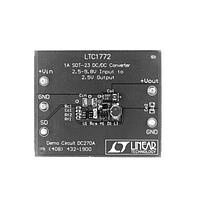 Analog Devices DC270A ຕົວຄວບຄຸມແຮງໂຮດ - ຕົວຄວບຄຸມແຮງໂຮດປ່ຽນສະພາບ LTC1772CS6 - 1 Amp, SOT-23 DC-DC Convert