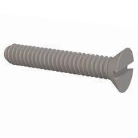 Essentra Components 020256A050PC ສກຣູດີກທີ່ມີລູກສອນຊອດ 82 Slotted CSK Screw, #2-56 Thread, 1/2 Lg