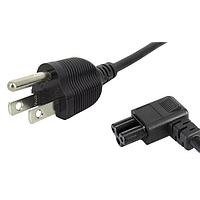 Same Sky (formerly CUI Devices) AC-C13-R-G NA ສາຍພະລັງ AC Power Cord AC Cord ອາເມລິກາເໜືອ, RA C13 ສໍາລັບປ່ອງ C14, 18/3 SVT, 6', ສີເທາດມືດ