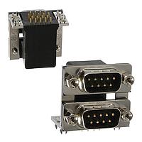 NorComp 178-037-613R691 ຕູ່ມືສອງພອດ D-Sub Connectors RA 37POS ML/ML 5A