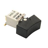 E-Switch 400BWMSP3R2BLKSM6RE ສະບ໌ມິນິເຈີ Rocker Switch Rocker, SPDT, On-Off-On, ຕິດຕັ້ງພາຍນອກ, ມຸມຂວາ, ສີດໍາ, IP67