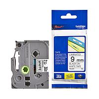 BROTHER TZe-S/FX 9mm TZe ເທບກາວທີ່ເຂັ້ມແຂງ / ແຜ່ນ ID ແບບຍືດຫຍຸ່ນ