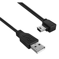 Qualtek Electronics 3021104-06 USB 2.0 USB 2.0 A ຜູ້ຊາຍ ເຖິງ USB 2.0 Mini B ຜູ້ຊາຍ ມຸມລົງ, ຄວາມຍາວ 6FT, 480Mbps, ສີຂາວ