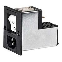 Schurter 3-109-698 ຕູ້ການເຂົ້າ DG12 ຕົວຕໍ່ຕ່າງ Filter C14 10A STD