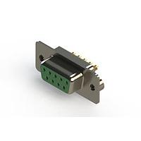EDAC 628-M09-622-GN2 ຕົວເຊື່ອມ D-Sub - ຕົວເຊື່ອມ D-Sub ປະເພດຄວາມໜາແຮງມາດຕະຖານ ແບບຕັ້ງຕົວຢ່າງຕັດຈັດ