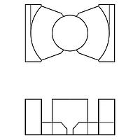EPCOS B65981B0000R087 Ungapped PQ50/40 N87 ungapped ຂາຍເປັນຊຸດ