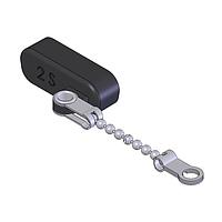 Molex / FCT 173112-0362 ຝາກົດ DUST CAP S2 PLSTC RCPT W/CHAIN ANTI