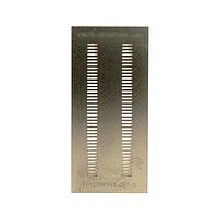 Chip Quik FPC100P040-DPT-S ຕົວເຊື່ອມ FFC FPC/FFC SMT (ຊ່ອງຫຼີ້ນ 1 mm, 40 ຂາຍຫຼືນ້ອຍ) ອະເດບເຕີຜ່ານສອງດ້ານ Stencil