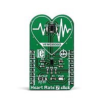 Mikroe MIKROE-2998 ຕົວຈັບຊີ້ນຊົມຊີວະ Biometric Sensor Heart Rate 7 click