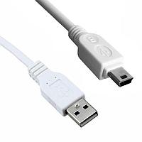 Qualtek Electronics 3021055-03 USB 2.0 USB 2.0 M ເຖັງ M STRAT 3FT ສາຍສີຂາວ