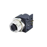 NorComp 861-005-113R001 ຕົວເຊື່ອມ IP67 ຜູ້ຊາຍ M12 ຕົວເຊື່ອມວົງກົມ 5 ຕຳແໜ່ງ ມຸມຂວາ ການບົດລົງບາບ